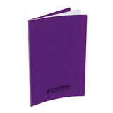 thumbnail of Lot de 10 Cahier Classique PP piqué 17x22, 60p./30 feuilles 90g/m², Séyès, coloris violet