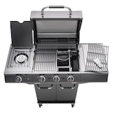 thumbnail of Gasgrill Char-Broil Advantage CORE B 3 schwarz metallic inkl. 3 Brenner + Seitenbrenner Deckelthermometer, Grillrost