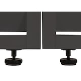 thumbnail of Set van 3 aluminium panelen voor pergola HWC-L46, terrasoverkapping, paneelmodule met lamellen, 204x271cm ~ antraciet