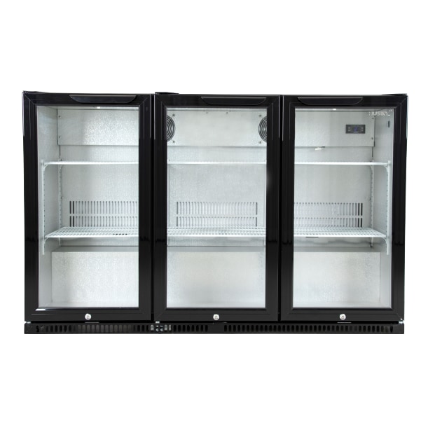 Husky C3-865-BK-NL-HU - Flessen Koelkast - Met Glazen Deuren - 301 Liter - Zwart