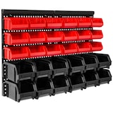 thumbnail of tectake Stapelboxen wandrek 31 vakken - Set van 2 - 406103