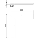 thumbnail of OBO Bettermann Außeneck-Blinddeckel AIKF AEA 25040 7404898