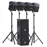 thumbnail of Pack Sono DJ 2000W complet BM SONIC BMS-12-ARRAY-BT - 4 Enceintes satellites, 2x SUB 31cm USB/Bluetooth, Supports Câbles