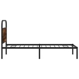 thumbnail of vidaXL Bedframe zonder matras bewerkt hout gerookt eiken 107x203 cm