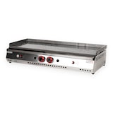 thumbnail of Romux® Plaque à snacker Gaz Lisse en Acier Inoxydable 100 cm | Plancha Professionnelle Modèle de Table pour Chauffe Rapide avec Thermocouple