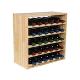 thumbnail of PROREGAL Modulares Weinregal VINCELLAR MOD | HxBxT 60x60x30cm | Standard Modul für 30 Flaschen | Massives Kiefernholz | Natur | Flaschenregal