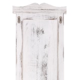 thumbnail of 2er-Set Garderobe T33, Wandgarderobe Garderobenpaneel, Wandhaken Holz 109x28x4cm ~ weiß shabby