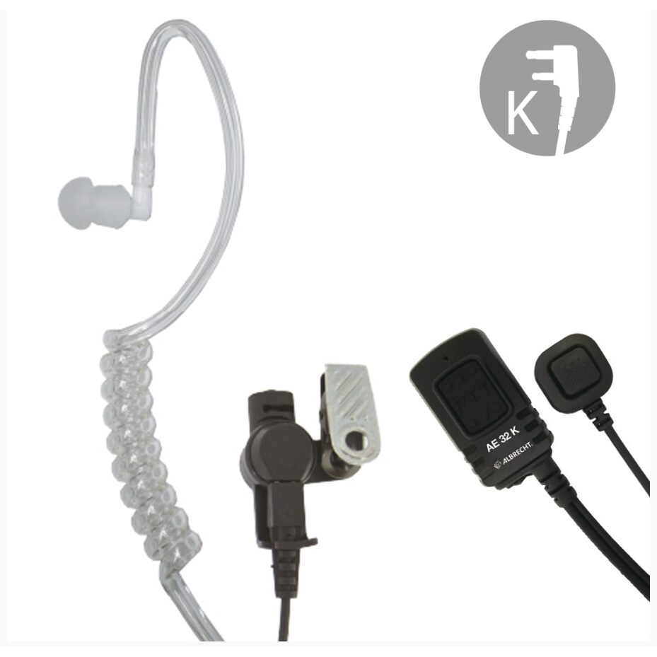 Albrecht AE 32 K Security Headset, Kenwood Stecker