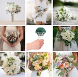 thumbnail of Nass Steckschaum Straußhalter gekippt & gerade Frischblumen Bouquethalter Brautstraußhalter Steckmasse Hochzeitsstrauß Steckschwamm Blumensteckschaum