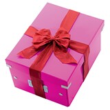 thumbnail of Caja de archivo universal Click & Store Mediana (281x200x369 mm), fucsia