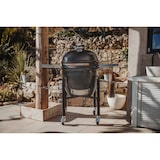 thumbnail of Kamado Monolith ONE 66 Noir chariot
