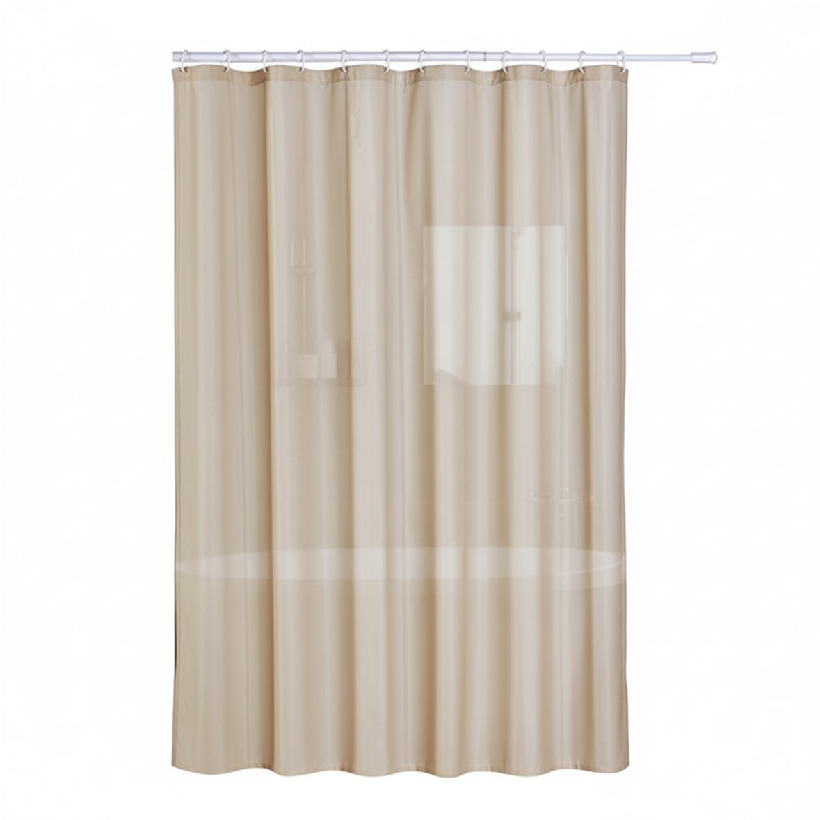 Cortina de Ducha MSV 180x200cm em cor Bege