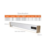 thumbnail of Plinthe chauffante 2200 Watt. Sined 2200w Natural Convection Electric Heater with Remote Control White.