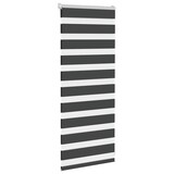 thumbnail of vidaXL Doppelrollo Schwarz 65x100 cm Stoffbreite 60,9 cm Polyester