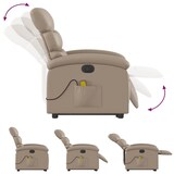 thumbnail of vidaXL Massagesessel Elektrisch Cappuccino-Braun Kunstleder