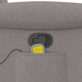 thumbnail of vidaXL Massagesessel Taupe Stoff