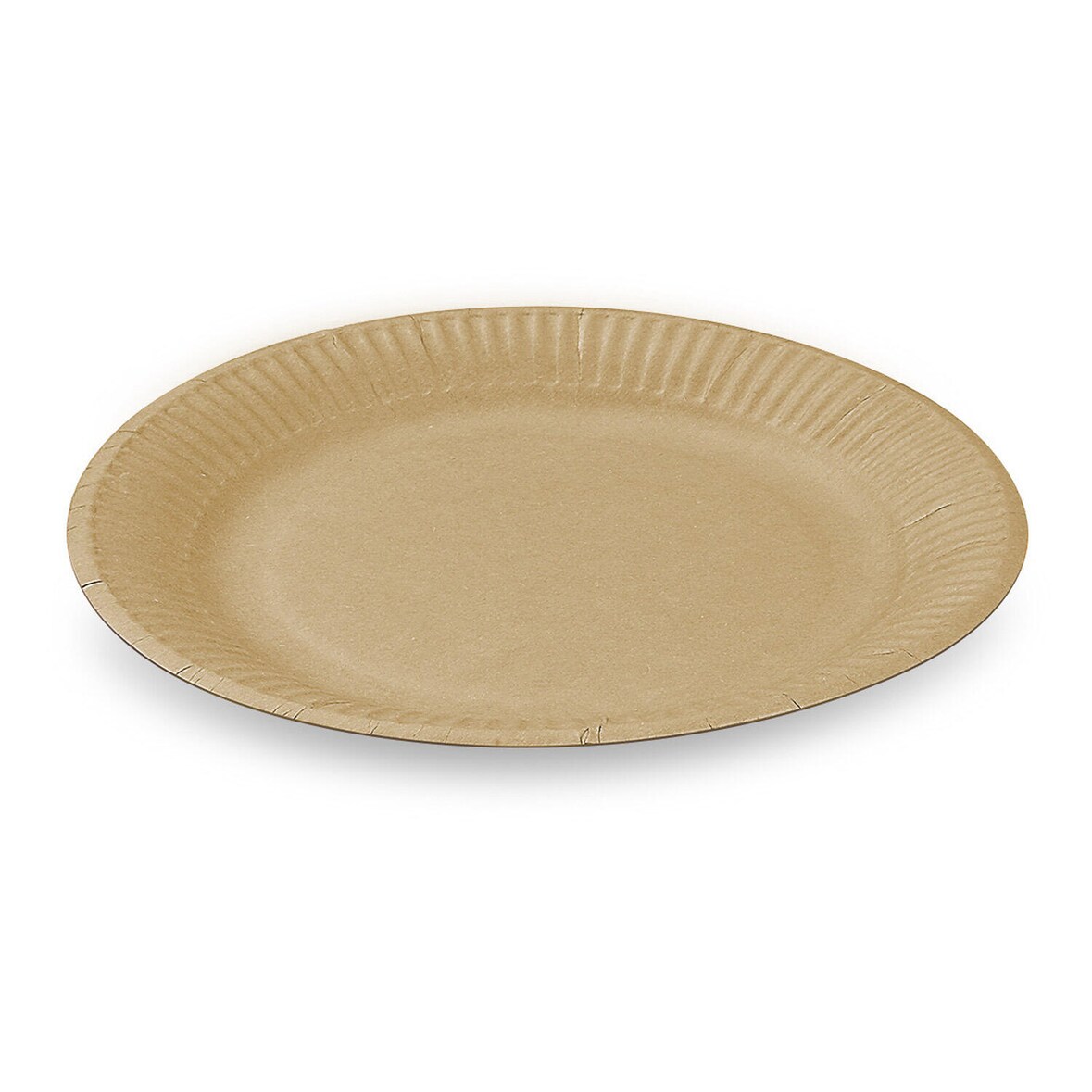 1000x BIONATURE Pappteller FSC Mix 'Kraft' rund O18cm fettdicht braun