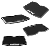 thumbnail of ONKRON zusätzliche AV-Ablage für TV-Ständer Standfuss TS1881-BLK / WHT höhenverstellbar tragbar bis 4,5 kg LxB 510x320 mm APT1881 Schwarz