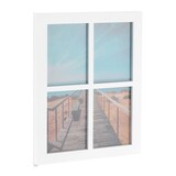 thumbnail of Relaxdays Bilderrahmen, Wandaufhängung, Galerierahmen für 4 Fotos in 18x13, Fotocollage Familie, HxB 44x33,5 cm, weiß