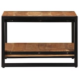 thumbnail of Mesa de centro de madera maciza de acacia 60x60x40 cm