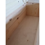 thumbnail of Baule cassapanca in legno massello porta tutto porta legna Alberiamo - Mini 73x35xH33 cm