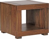 thumbnail of WOHNLING Sheesham Couchtisch MUMBAI Massiv 50x50 cm Beistelltisch Massivholz Tisch Neu