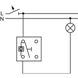 thumbnail of OCEAN Wechselschalter, ohne Beleuchtung, alpinweiß, matt, Aufputz, IP44, 1f