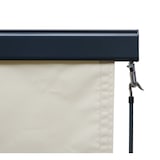 thumbnail of Toldo vertical HWC-F42, toldo vertical protección de la intimidad estor enrollable exterior, tejido protección UV 50 ~ 250x100cm, crema-beige