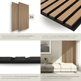 thumbnail of tectake Paneles de pared SONIC WALL II con aspecto de madera - Juego de 2 roble