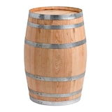 thumbnail of 100 Liter - Holzfass natur geschlossen als kleiner Stehtisch