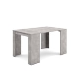 thumbnail of Consolle allungabile, Tavolo consolle allungabile, 140, Per 6 persone, Tavolo da pranzo, Stile moderno, Cemento _ EX140CEM2020