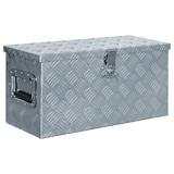 thumbnail of DELUKE® Aluminiumbox mit Deckel - Abschließbar Alubox Deichselbox Alu Anhängerbox Werkzeugkiste Metall Transportbox Metallkiste, 61,5x26,5x30cm Silber