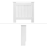 thumbnail of ECD Germany Heizkörperverkleidung Landhausstil 78x19x82 cm Weiß, MDF lackiert, Heizungsverkleidung Heizkörperabdeckung für Wohnzimmer & Schlafzimmer