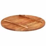 thumbnail of vidaXL Tafelblad rond 25-27 mm 70 cm massief acaciahout