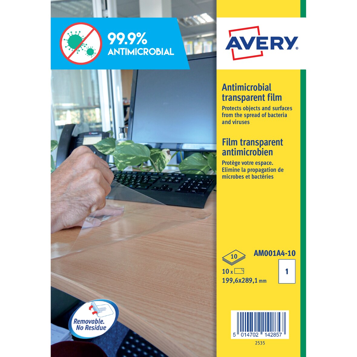 AVERY film antimicrobien