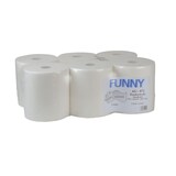 thumbnail of 6x Handtuchrolle für markenfreie Spendersysteme 2 lagig hochweiß 20 cm