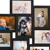 thumbnail of vidaXL Collage Bilderrahmen für 10x(10x15 cm) Fotos Schwarz MDF