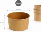 thumbnail of DeinPack 50 Speisebecher braun 360ml  Eisbecher