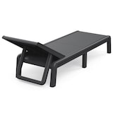 thumbnail of Keter Sonnenliege mit Auflage Mallorca Jutestruktur Anthrazit