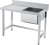 thumbnail of Fregadero inox de 120x60x85cm – 1 cubeta escurridor a la izquierta