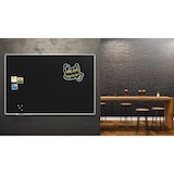 thumbnail of ALLboards Schwarze magnetische Kreidetafel 150x100 cm, Alurahmen