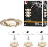 Ein Set von drei schwenkbaren LED-Einbaustrahlern.