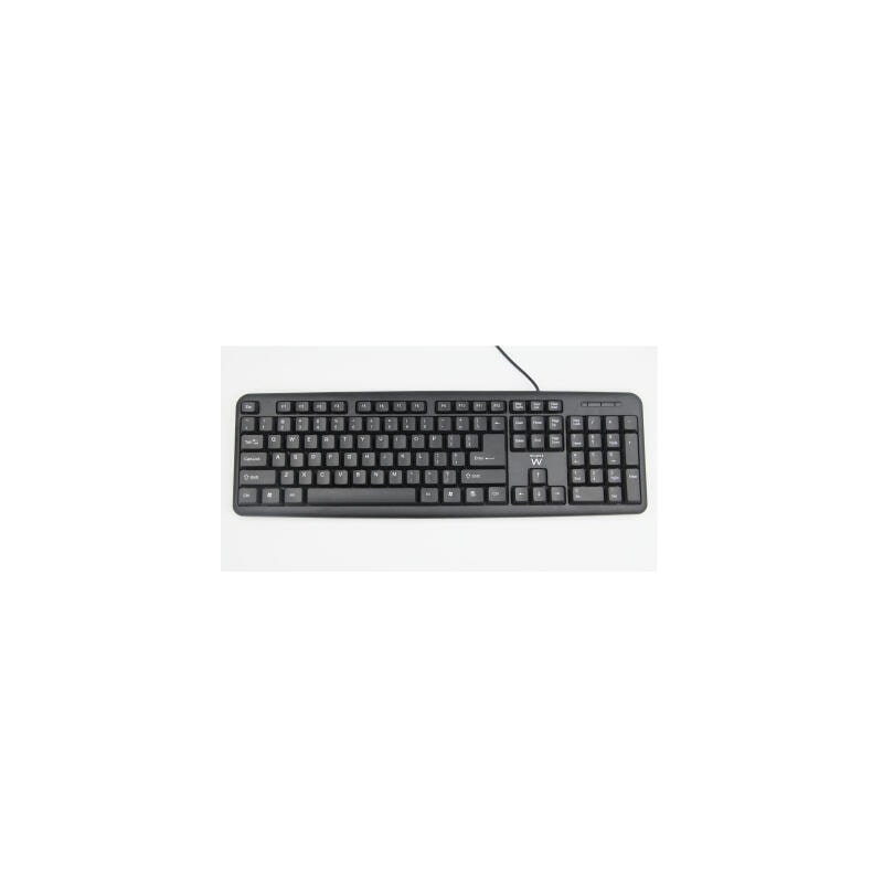 Ewent Teclado Standard Slim Usb/ Ps2 Negro (Ew3109)