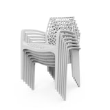 thumbnail of METRO PROFESSIONAL Stapelstoel met armleuning voor buiten Maurage, kunststof, wit