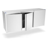 thumbnail of Armário de canto direito em aço inoxidável com portas de batente 1075x340x660 mm