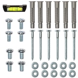 thumbnail of tectake Supporto da installazione a parete per monitor 26-55″ (66-138cm) inclinabile girevole livella - nero - 401288