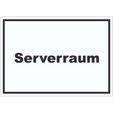 thumbnail of Serverraum Aufkleber mit Text Computer IT PC waagerecht A5 (148x210mm)