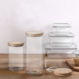 thumbnail of San Ignacio - Juego de 9 Tarros de Borosilicato (0,6/1,4/2,1L) para Almacenar Alimentos - Natur