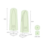 thumbnail of Schutzhülle für Ampelschirm bis zu Ø 4.5 m, Grau, 250 cm x 64 cm