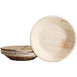 thumbnail of 10x runder Teller aus Palmblatt Größe 23 cm